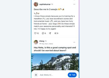 A screenshot of the Meta AI app.
