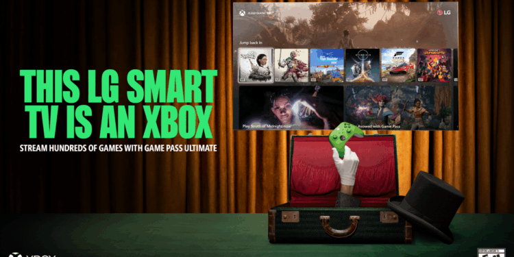 Microsoft’s Xbox app is now available on LG smart TVs