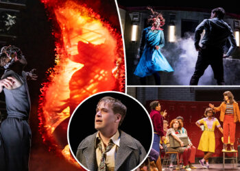 Netflix's Broadway play is an assault on the senses