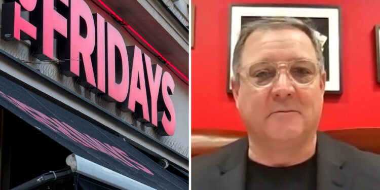 Number of TGI Fridays has significantly shrunk across the US as chain battles bankruptcy
