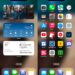 Two screenshots of an iPhone homescreen.