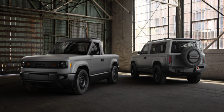 The $20,000 American-made electric pickup with no paint, no stereo, and no touchscreen