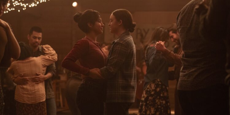 A still image from The Last of Us season 2.