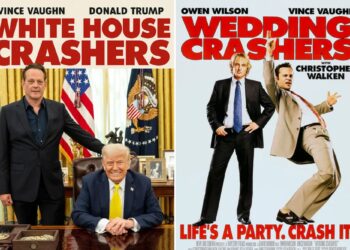 Trump, Vince Vaughn recreate ‘Wedding Crashers’ photo during White House visit