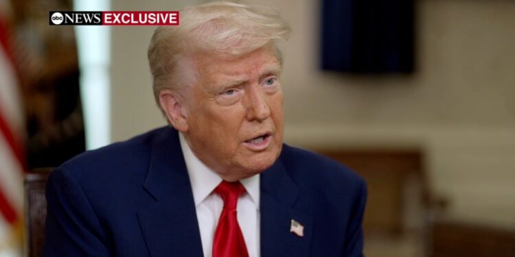 President Trump got into a heated back-and-forth Tuesday with ABC host Terry Moran.