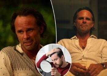 'White Lotus' hunk Walton Goggins makes receding hair sexy