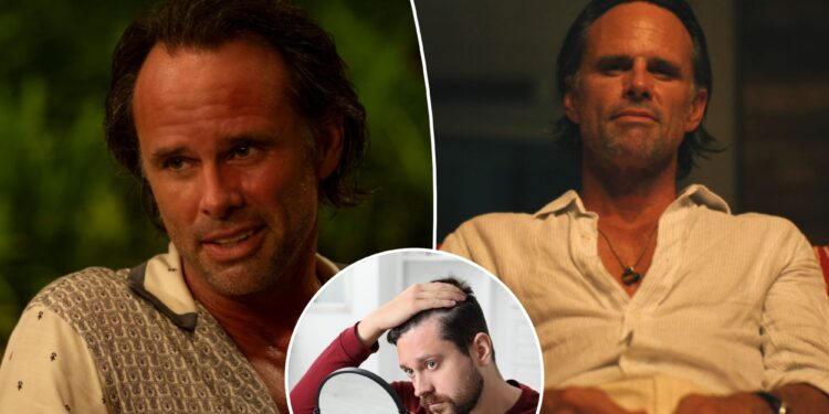 'White Lotus' hunk Walton Goggins makes receding hair sexy
