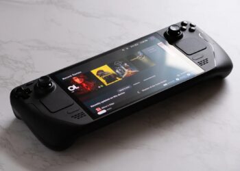 The Steam Deck OLED.