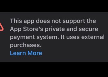 Apple is placing warnings on EU apps that don’t use App Store payments