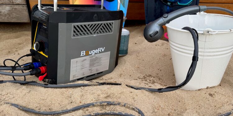 BougeRV water heater review: hot showers to go