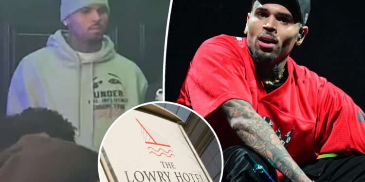 Chris Brown arrested for smashing tequila bottle over music producer's head at nightclub: report