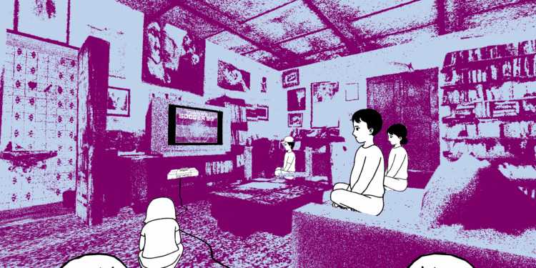 A screenshot from the video game Despelote.