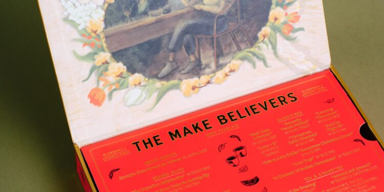 A photo of McSweeney’s Quarterly 78, with the box flap open