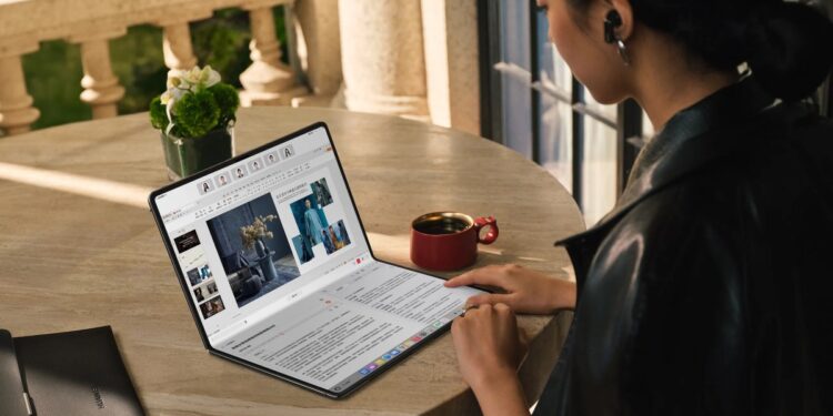 Huawei’s new foldable laptop might be the thinnest yet