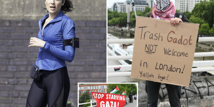 London protesters arrested for allegedly attempting to disrupt production of Israeli actor Gal Gadot's new film