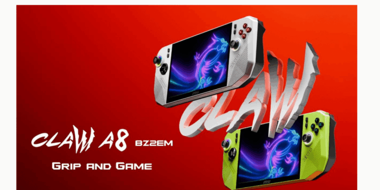 MSI’s new Claw A8 is powered by AMD