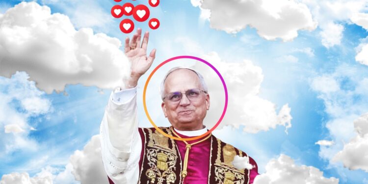 Pope Leo XIV is the first pope with an online footprint