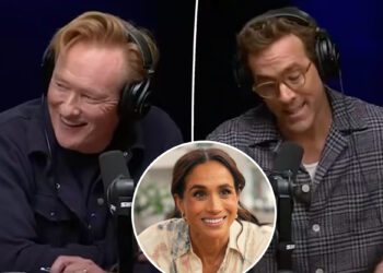 Ryan Reynolds and Conan O'Brien poke fun at Meghan Markle