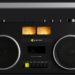 This modern cassette boombox will lure you in with glowing VU meters