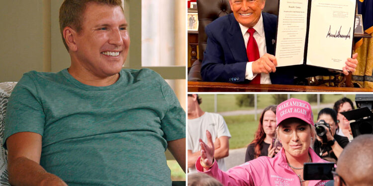 Todd and Julie Chrisley released from prison after Trump pardoned reality stars serving time for tax evasion