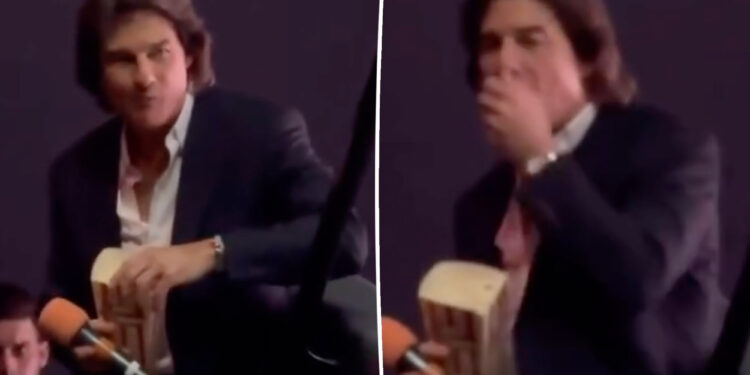 Tom Cruise roasted for eating popcorn like a ‘middle-aged dad’