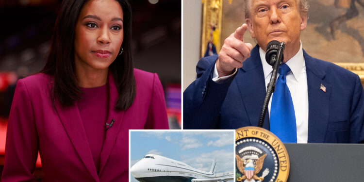 Trump lashes out at 'ABC fake News' over question about Qatari plane