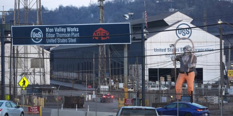 US Steel plant in Braddock, Pa.