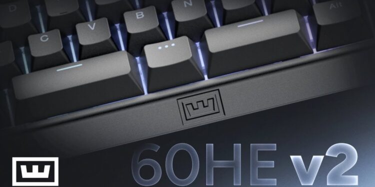 Wooting’s 60HE v2 upgrades the best gaming keyboard with improved speed and sound