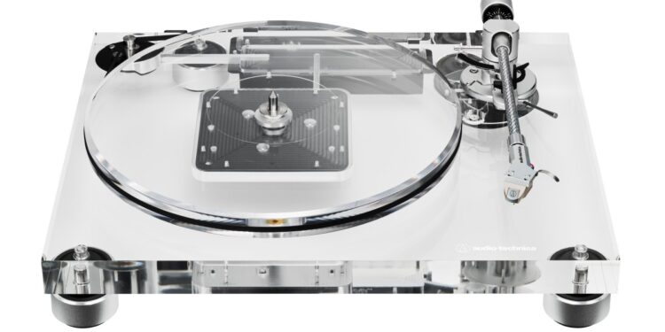 You can see right through Audio-Technica’s new transparent turntable