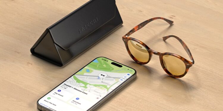You can track Satechi’s new FindAll glasses case using Apple’s Find My network