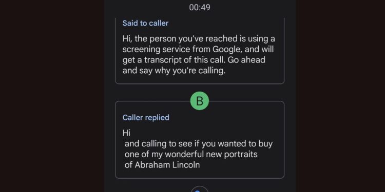 Screen Call is such a godsend.