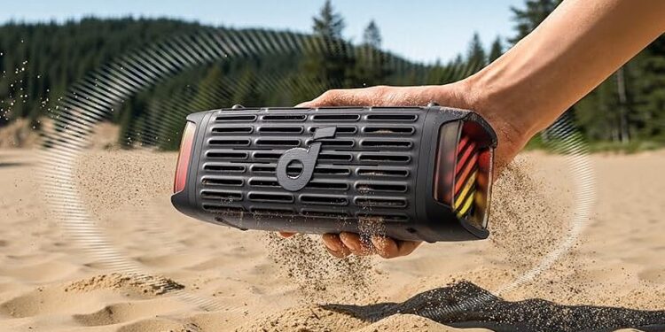 Anker’s new Boom 3i wireless speaker vibrates to shake off dirt