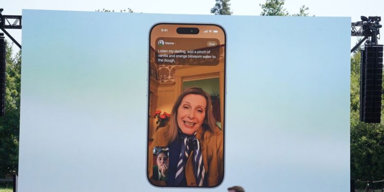 A photo of live translation on a FaceTime call in iOS 26.