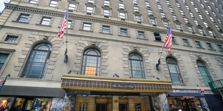 The Roosevelt Hotel in New York City.