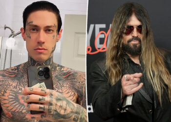 Billy Ray Cyrus’ son Trace slams 'evil' dad for missing grandma's funeral