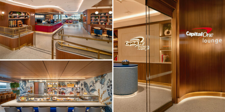 Capital One opens swanky new lounge at JFK with cheesemonger, champagne at sunset, artisanal sodas