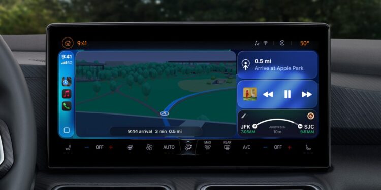 CarPlay will get widget support this fall