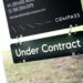 "Under Contract" sign.