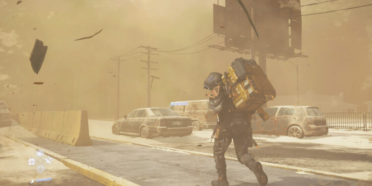 A screenshot from the video game Death Stranding 2.