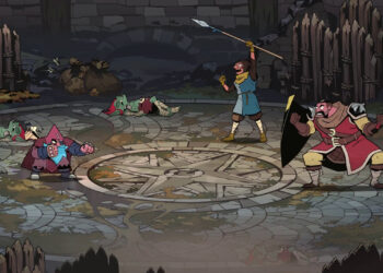 A screenshot form Absolum.