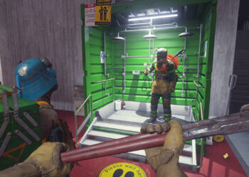A screenshot from the video game FBC: Firebreak.