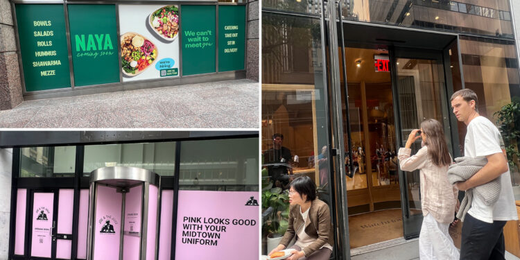 Fast-casual food places conquering Midtown as workers return to office
