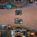 Screenshot from Magic The Gathering Arena featuring a field of digital play cards with two opponents facing each other with avatars of Sephiroth and Cloud