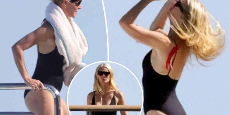 Gwyneth Paltrow, 52, flaunts killer bikini body on yacht