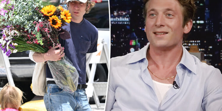 Jeremy Allen White on ‘strange’ obsession with his viral flower photos