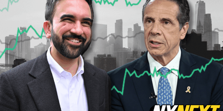 Kalshi shows bettors putting money on Zohran Mamdani beating Andrew Cuomo in NYC mayoral pr