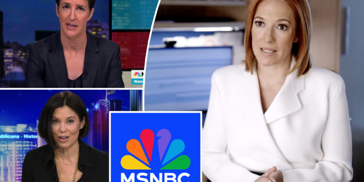 MSNBC's Jen Psaki sees 47% dip in ratings last month compared to Alex Wagner, Rachel Maddow: Nielsen