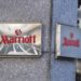 Signage of the New York Marriott Brooklyn Bridge hotel