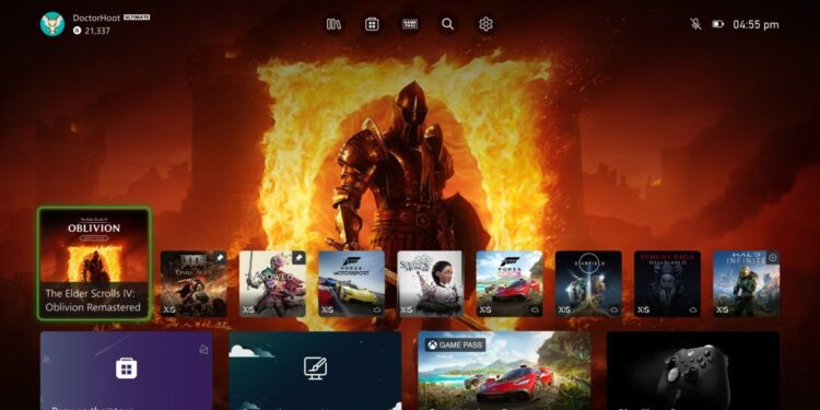 Microsoft’s Xbox UI update lets you pin games and customize your homescreen