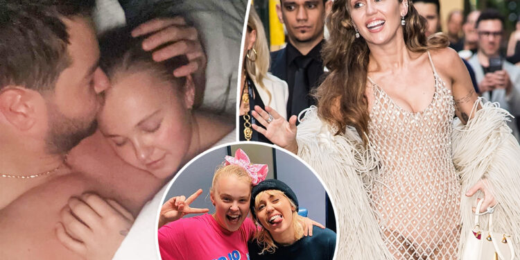 Miley Cyrus jokes about bringing JoJo Siwa ‘back out’ of the closet
